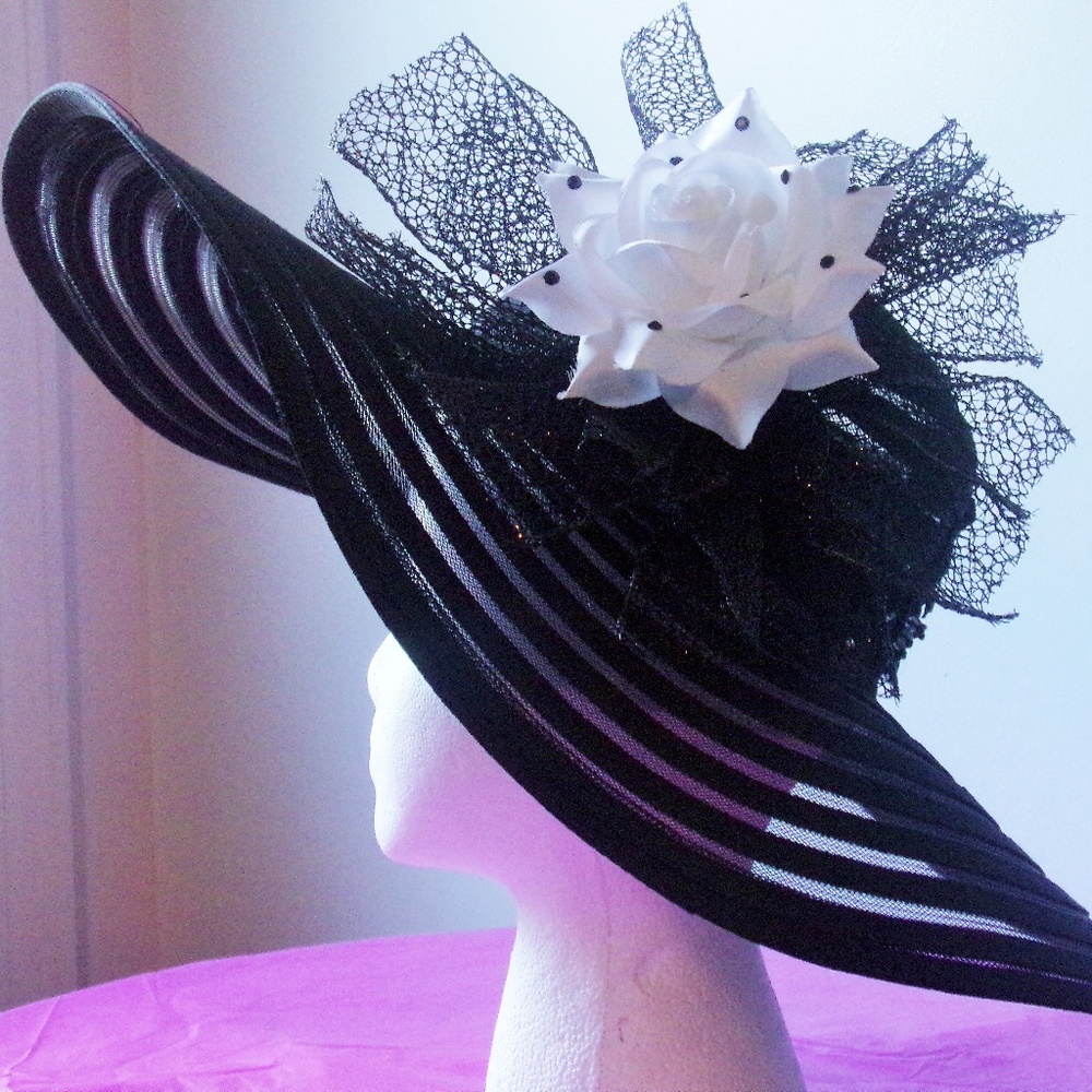 Women's wide brim/ Fedoras/ Designer /Derby / hats